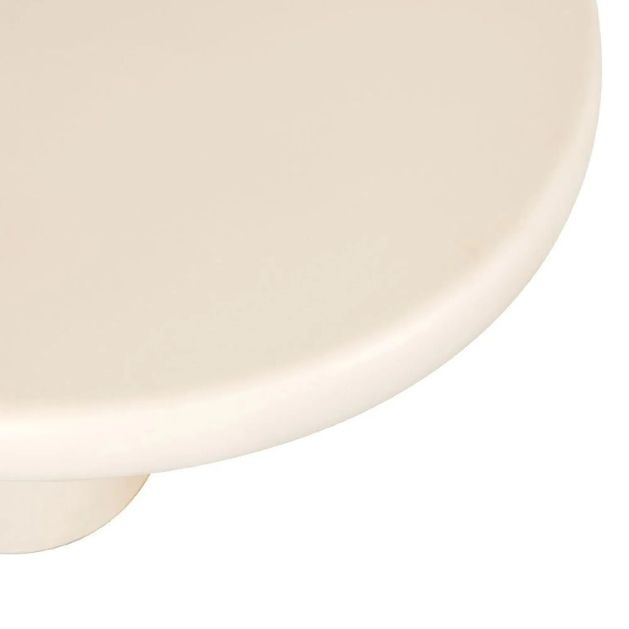 Clayton 10 Seater Oval Pedestal Dining Table - Beige, Lime Plaster