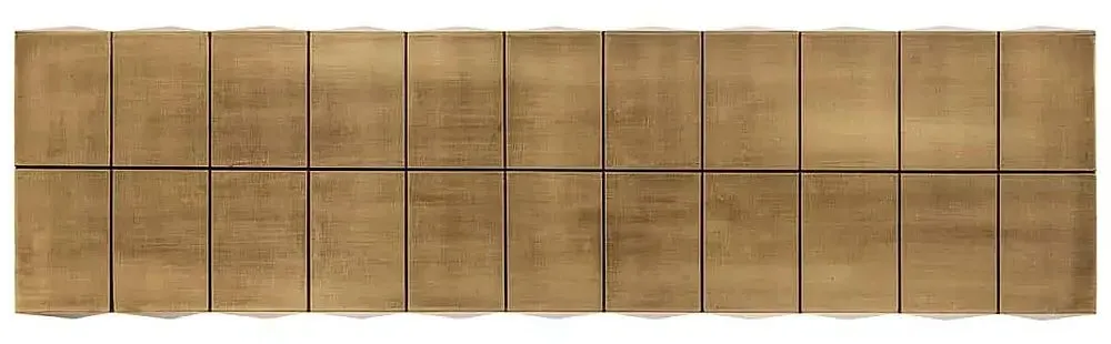 Collada Console Table - Brushed Gold, Brass