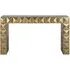 Collada Console Table - Brushed Gold, Brass