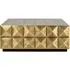 Collada Square Coffee Table - Brushed Gold, Brass