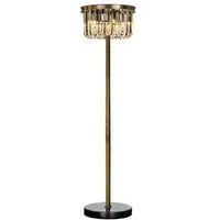 Dagmar Glass Floor Lamp - Bronze, Metal