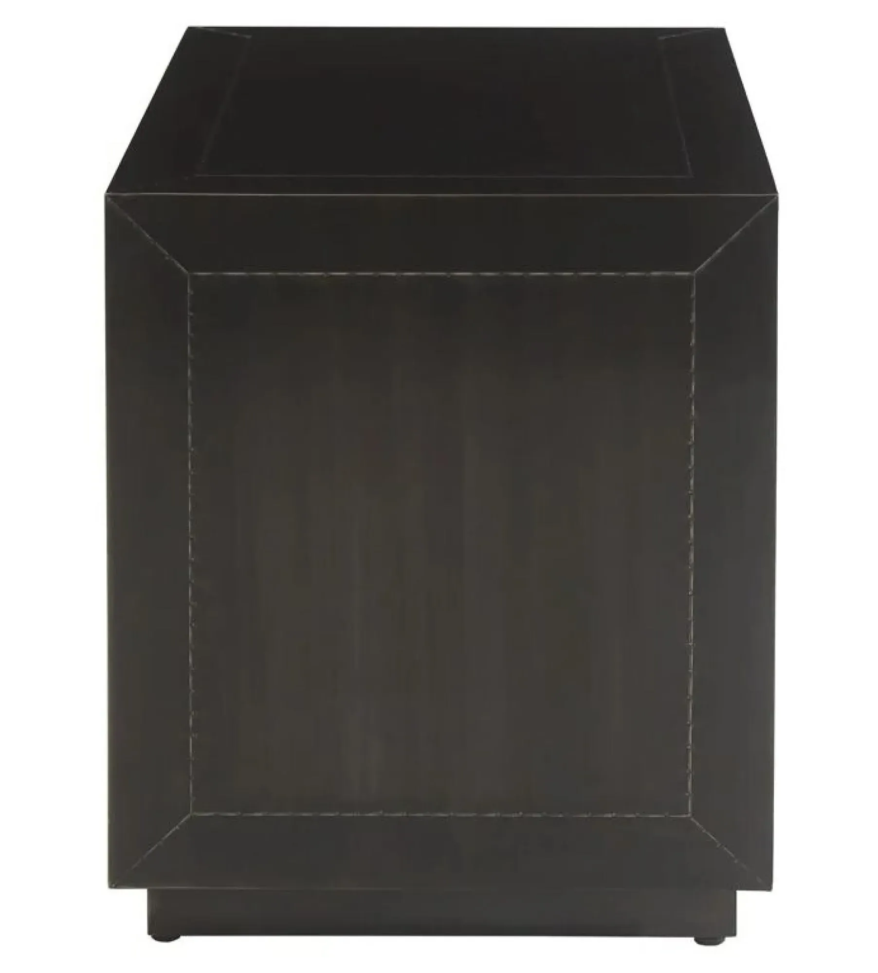 Dante 2 Drawer Bedside Cabinet - Brown, Dark Wood