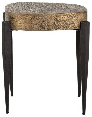 Declan Side Table - Gold, Black image