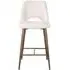 Delphine Counter Stool with Back - Cream