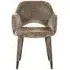 Donnatella Dining Armchair - Stone, Chenille