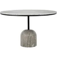 Duncan 4-Seater Round Dining Table - Grey, Marble