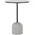 Duncan Round Bar Table - Grey Marble