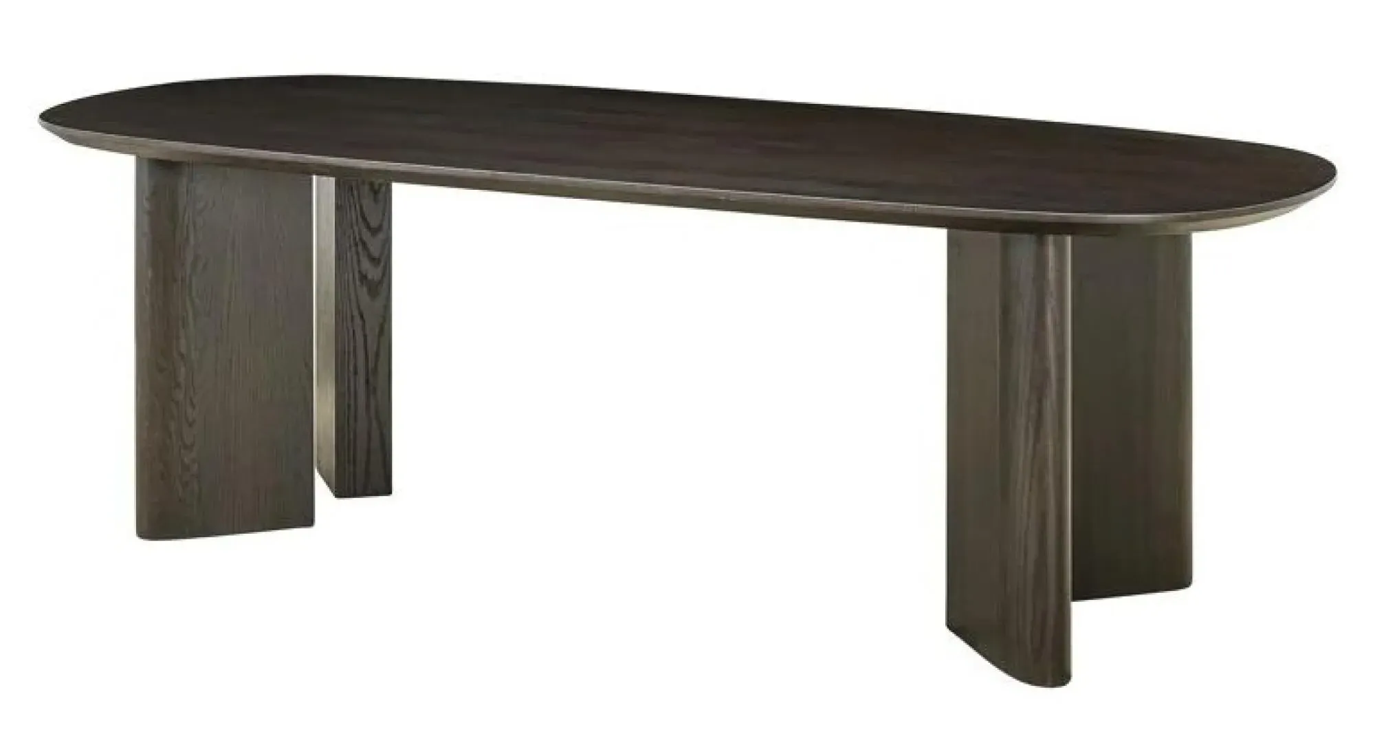 Durban 10 Seater Oval Dining Table - Brown