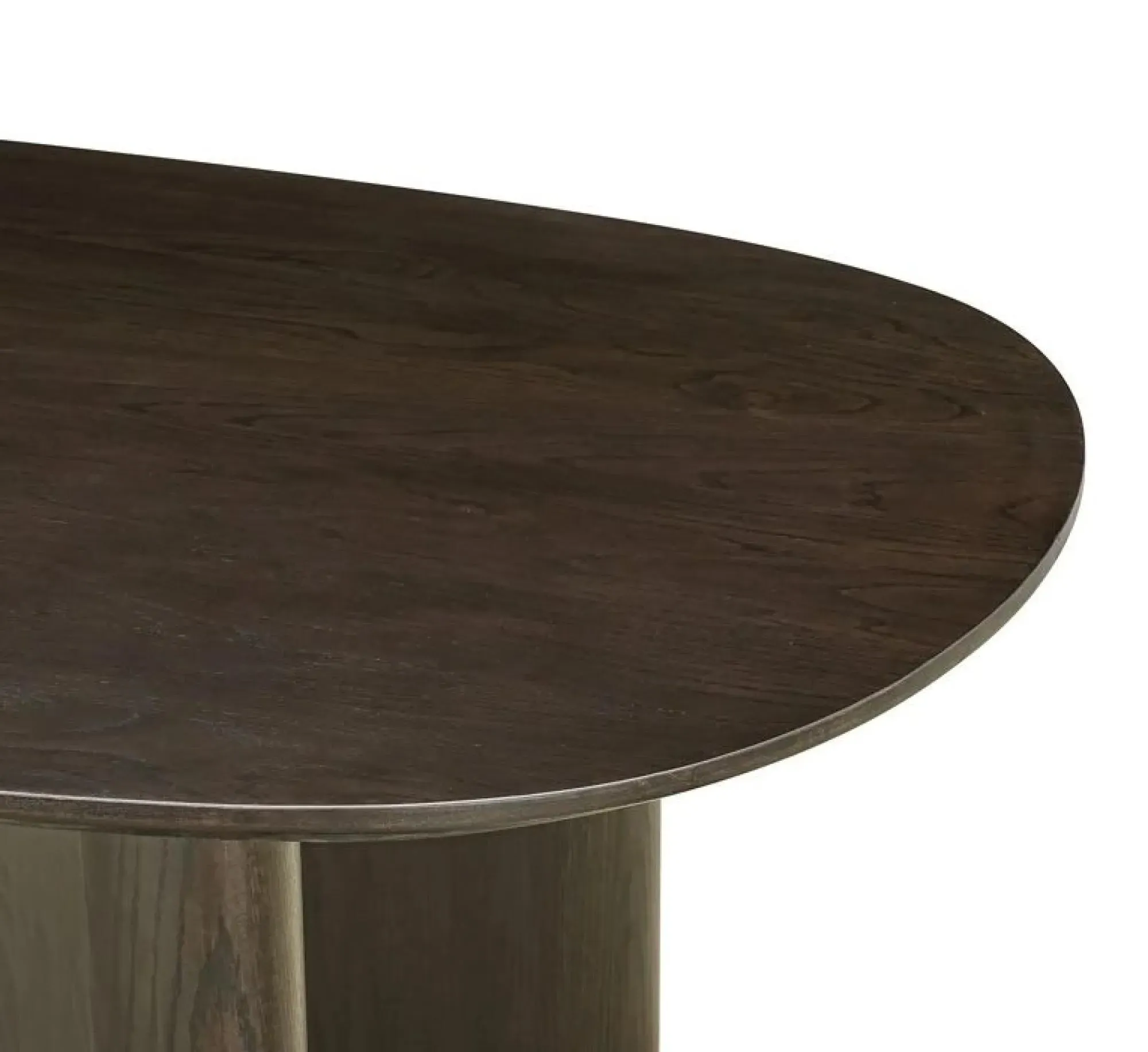 Durban 10 Seater Oval Dining Table - Brown