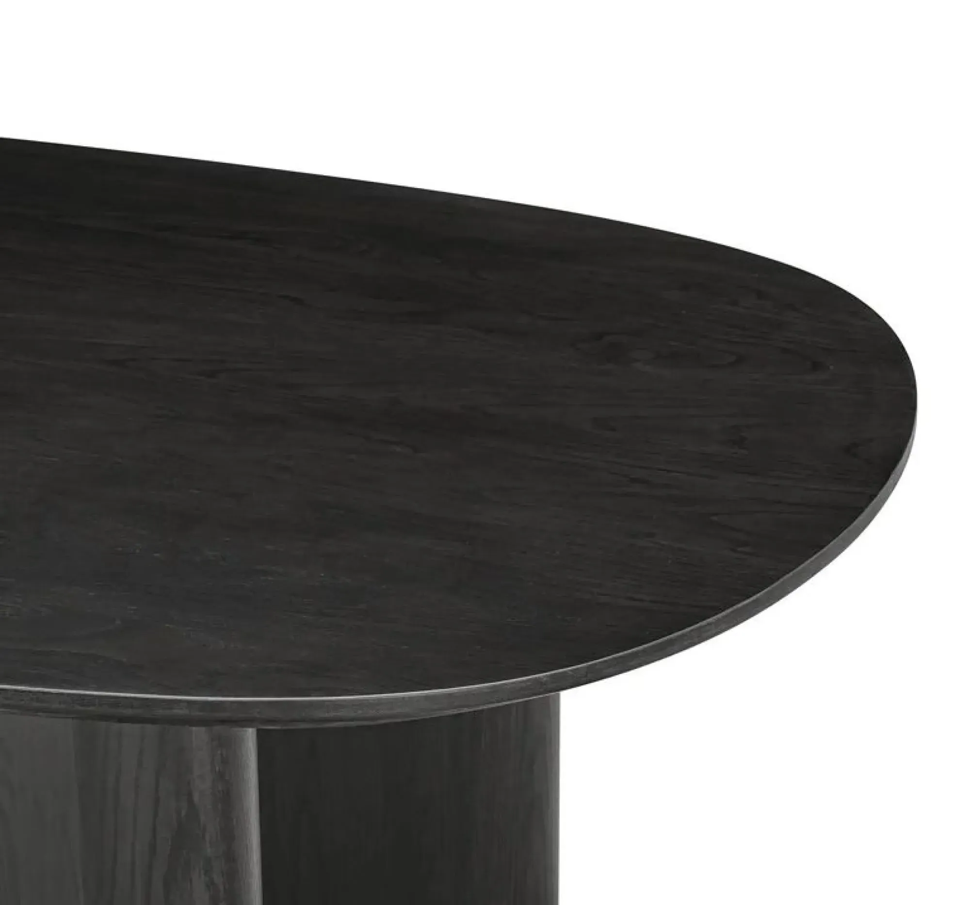 Durban 10 Seater Oval Dining Table - Dark Coffee