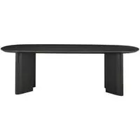 Durban 10 Seater Oval Dining Table - Dark Coffee