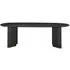 Durban 10 Seater Oval Dining Table - Dark Coffee
