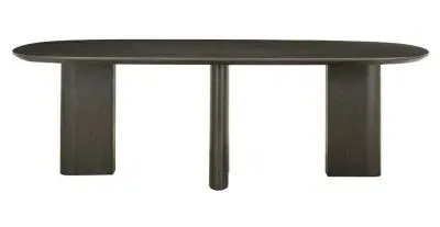 Durban 12 Seater Oval Dining Table - Brown, Wood image