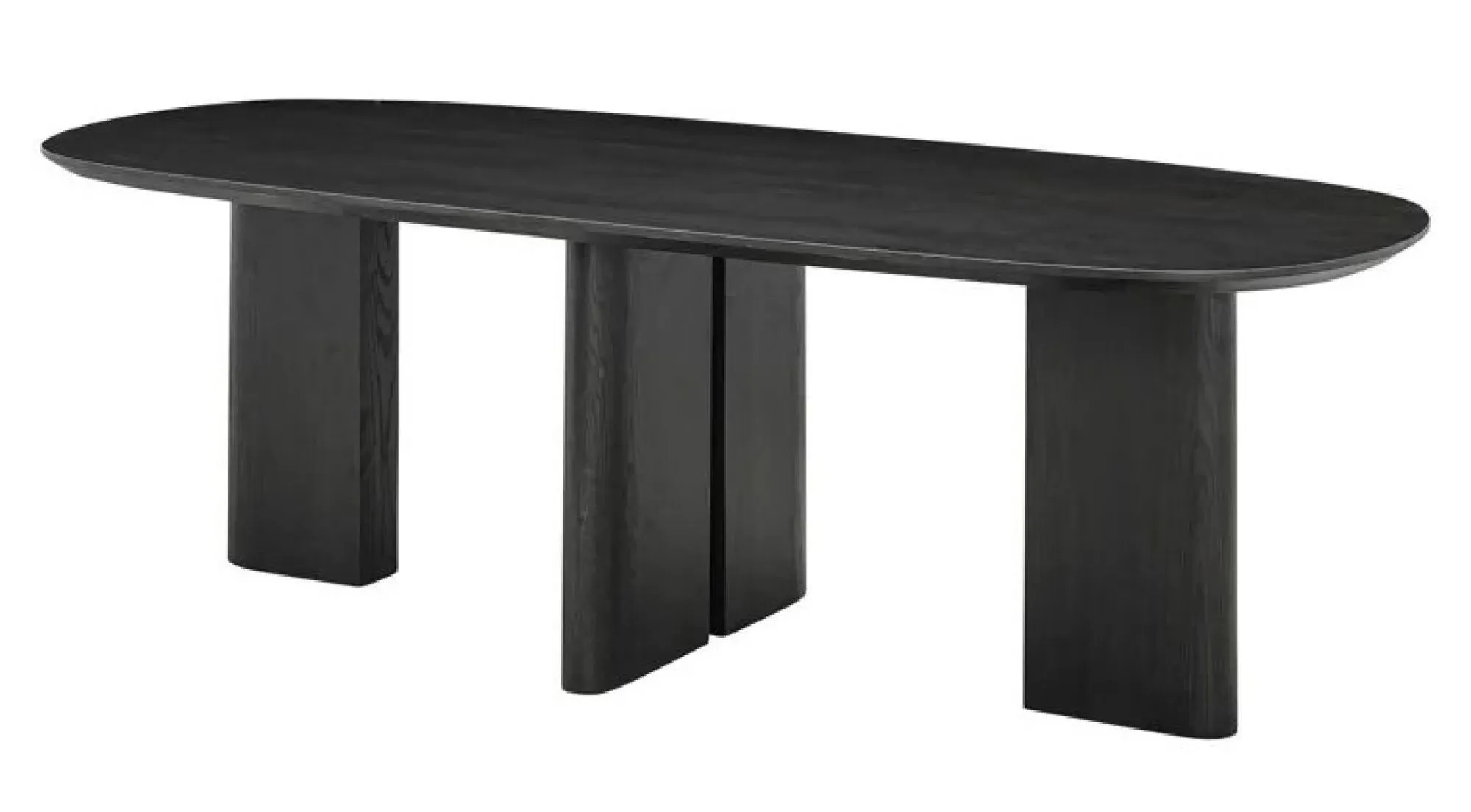 Durban 12 Seater Oval Dining Table - Dark Coffee, Wood