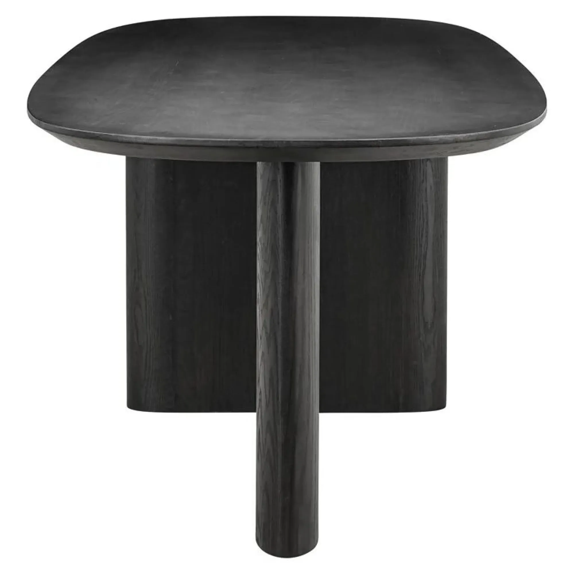 Durban 12 Seater Oval Dining Table - Dark Coffee, Wood