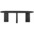 Durban 12 Seater Oval Dining Table - Dark Coffee, Wood