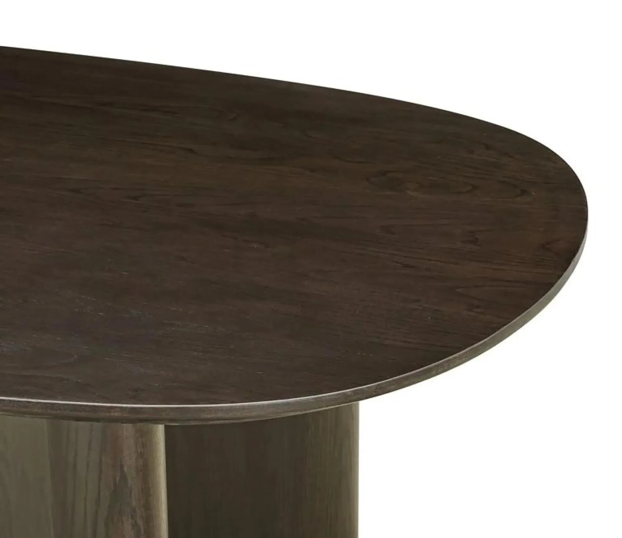 Durban 8 Seater Oval Dining Table - Brown