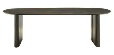 Durban 8 Seater Oval Dining Table - Brown image