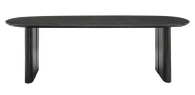 Durban 8 Seater Oval Dining Table - Dark Coffee, Wood