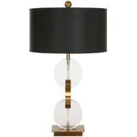 Esme Table Lamp - Black, Gold