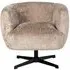 Estelle Swivel Accent Chair - Nature, Fabric