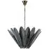 Feme Smoke Metal Chandelier - Black