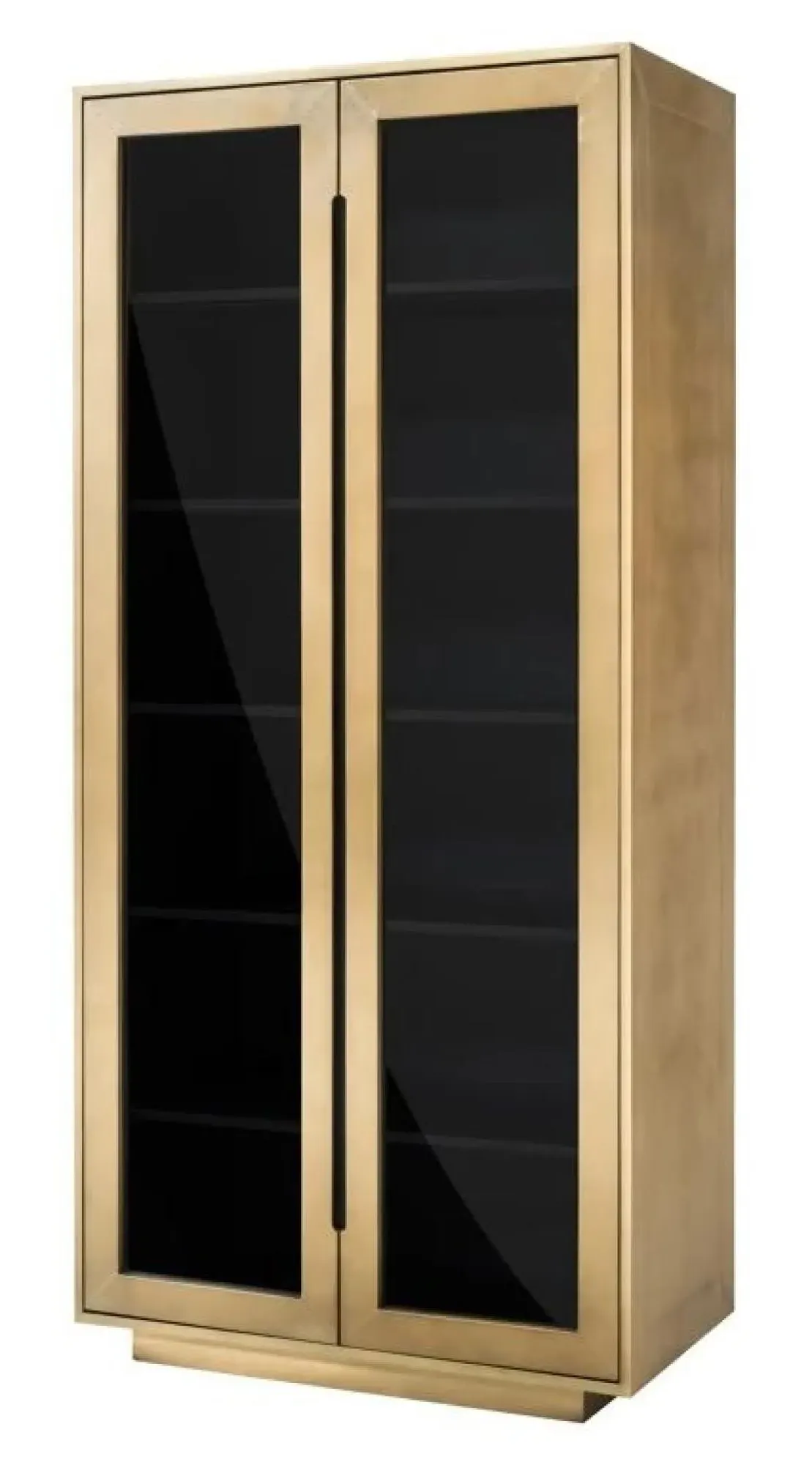 Finsbury 2 Door Hall Cabinet - Gold, Black