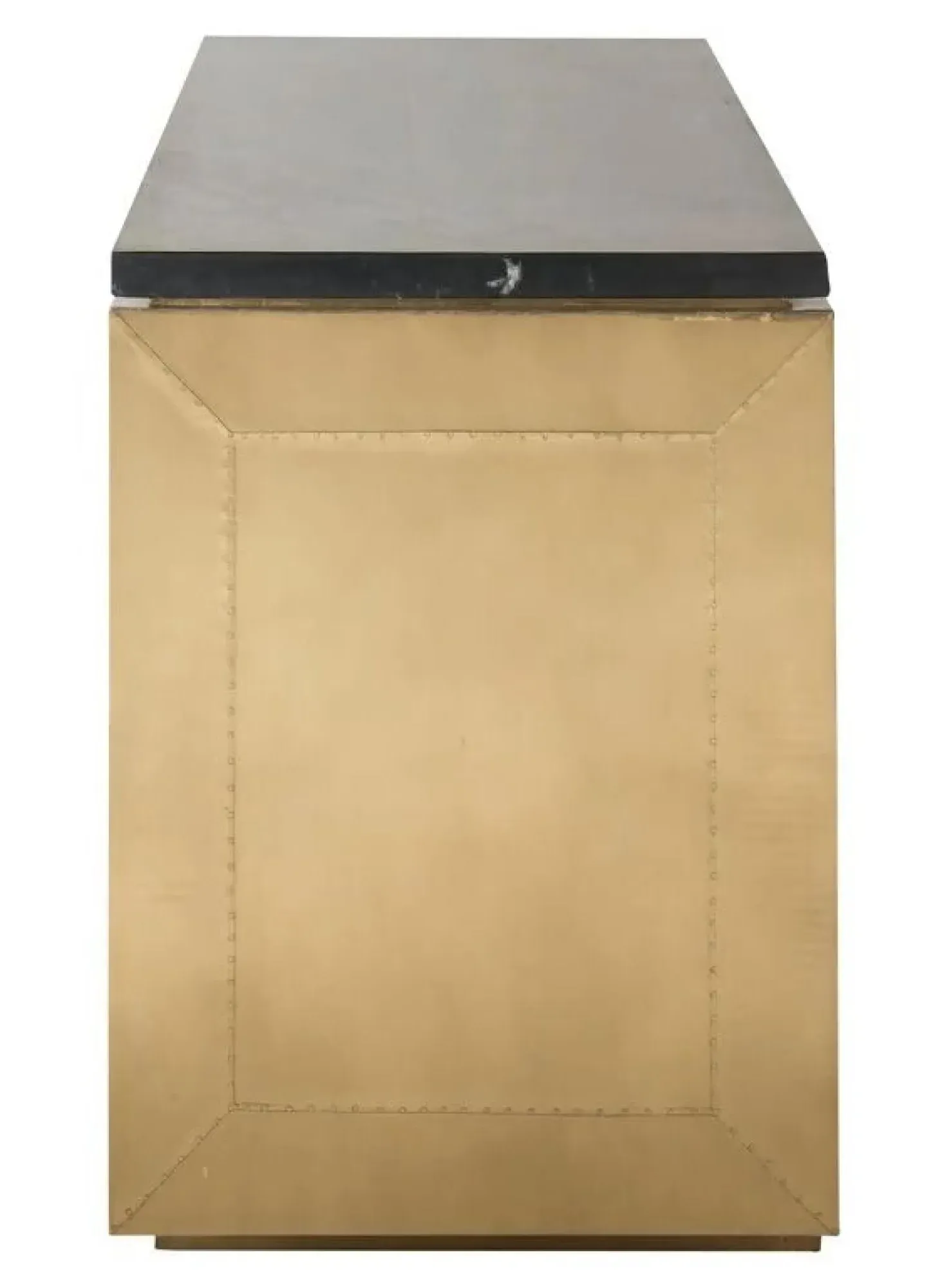 Finsbury 4 Door Extra Large Sideboard - Gold, Marble