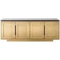 Finsbury 4 Door Extra Large Sideboard - Gold, Marble