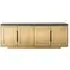 Finsbury 4 Door Extra Large Sideboard - Gold, Marble