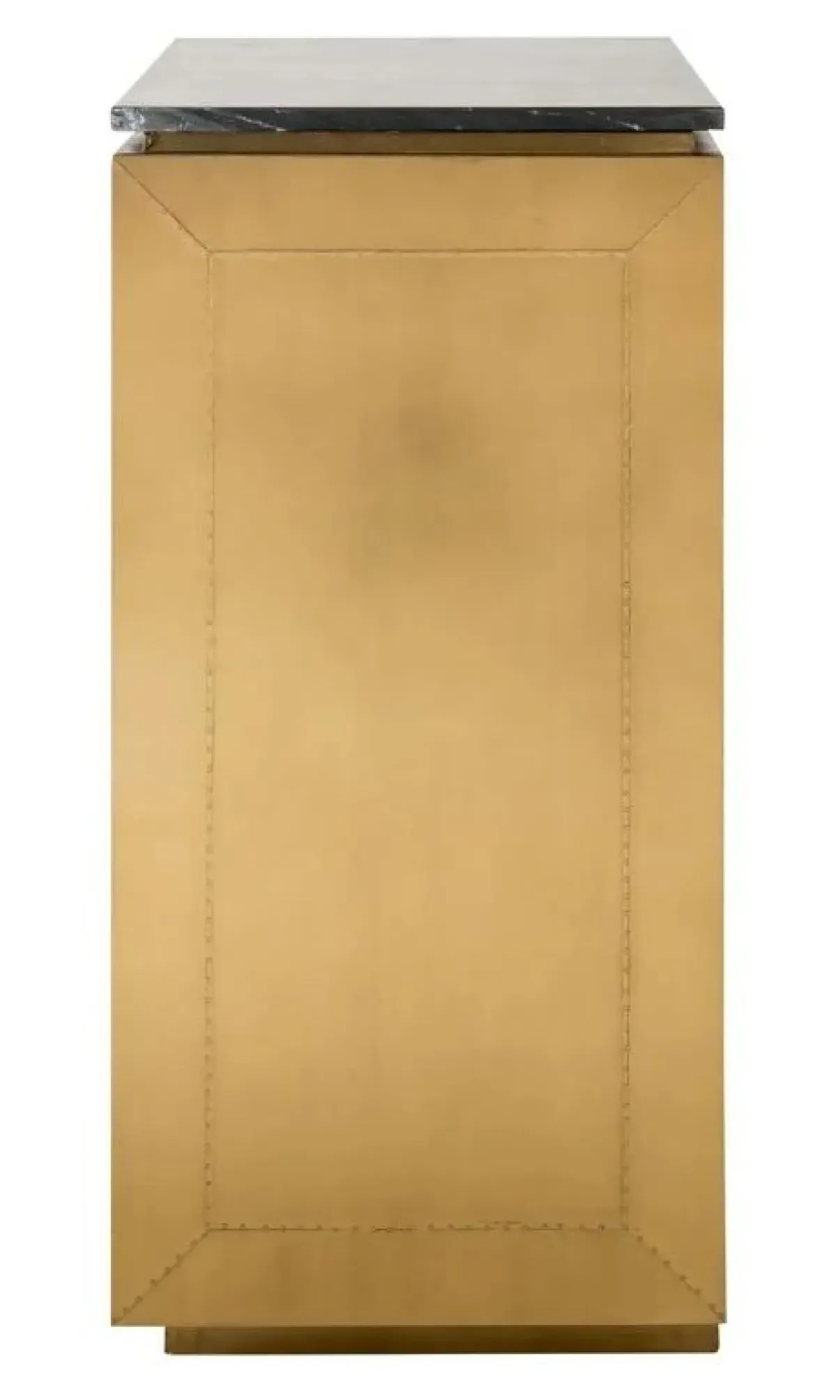 Finsbury Small Sideboard with 2 Doors - Gold, Marble