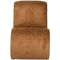 Frankie Lounge Chair - Cognac, Fabric