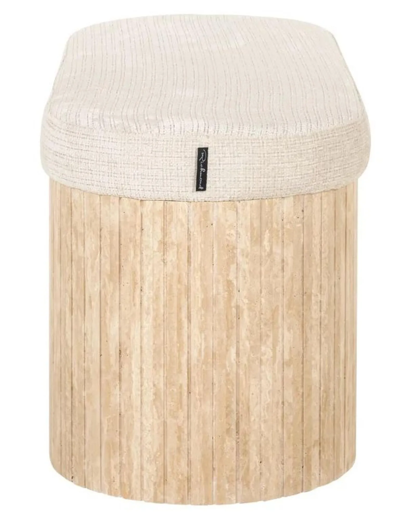 Gallice Travertine Bench - Beige