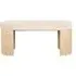 Gallice Travertine Bench - Beige