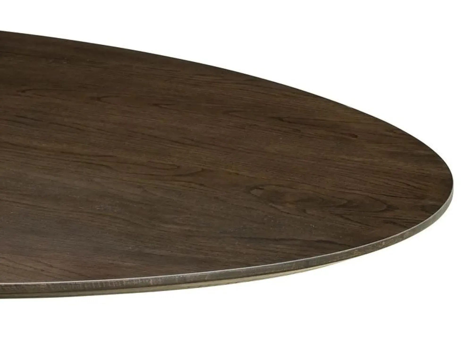 Gordon 10-Seater Oval Pedestal Dining Table - Brown