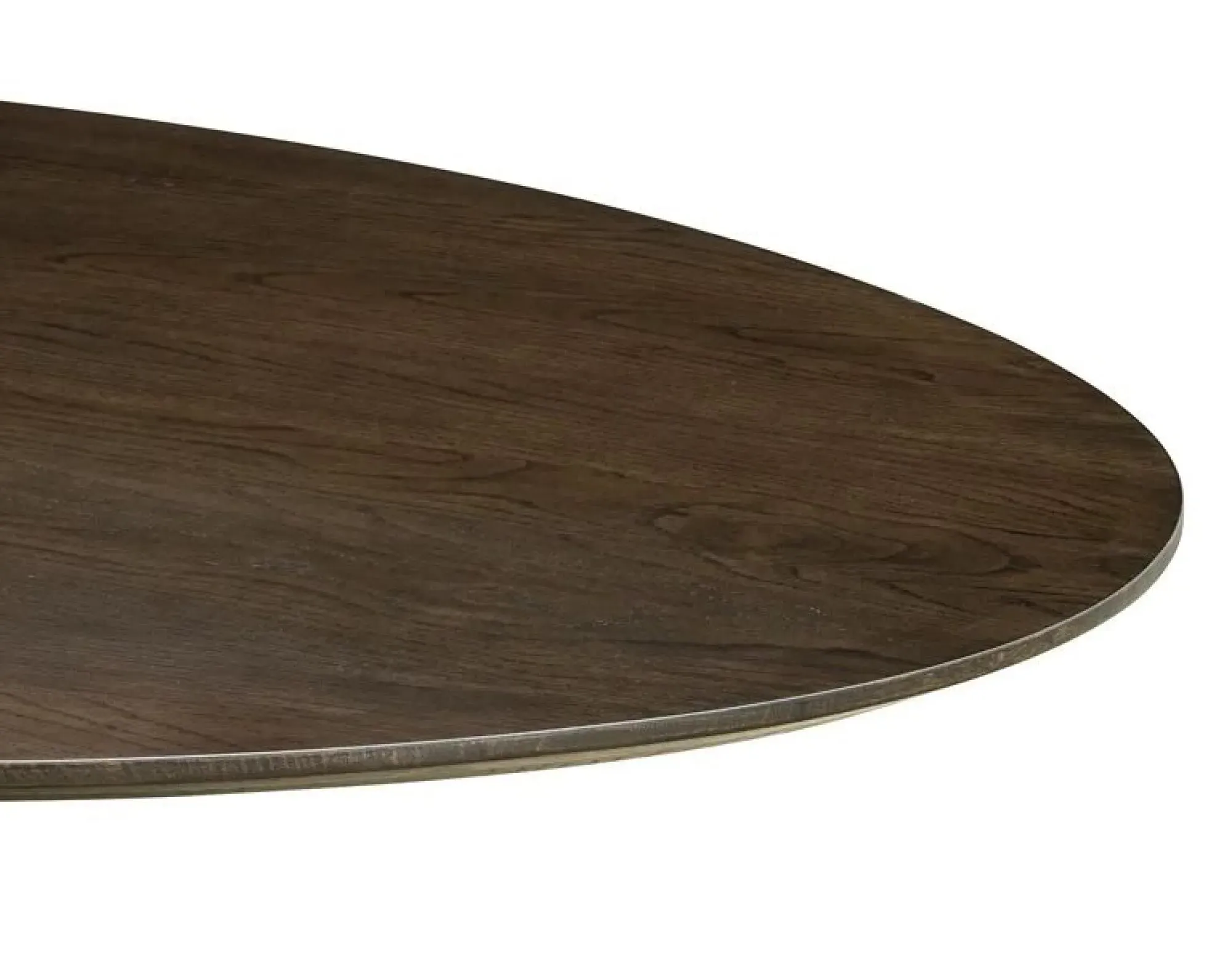 Gordon 12-Seater Oval Pedestal Dining Table - Brown