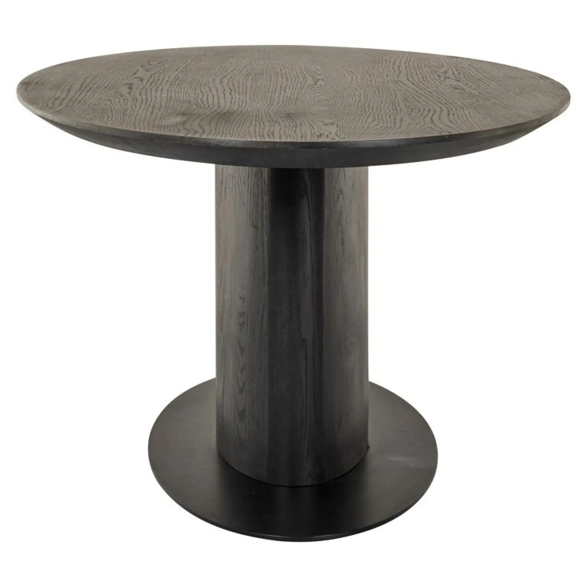 Gordon 12-Seater Oval Pedestal Dining Table - Dark Coffee