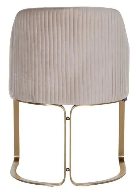 Hadley Armchair with Gold Legs - Khaki, Velvet