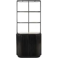 Hampton 2 Door Hall Cabinet - Beige, Travertine