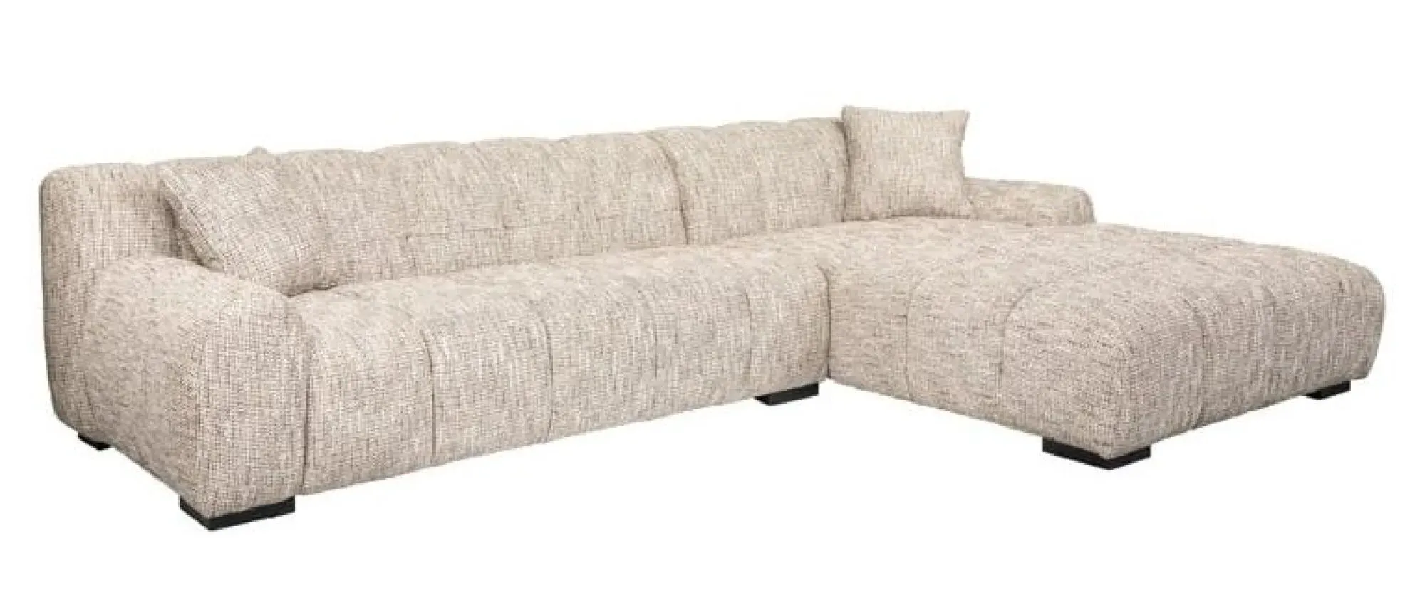 Hazel L-Shaped Corner Sofa - Trendy Nature, Fabric