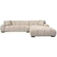 Hazel L-Shaped Corner Sofa - Trendy Nature, Fabric