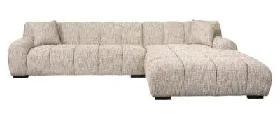 Hazel L-Shaped Corner Sofa - Trendy Nature, Fabric image