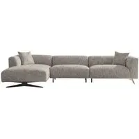 Hoxton L-Shaped Corner Sofa RHF - Natural, Fabric