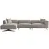 Hoxton L-Shaped Corner Sofa RHF - Natural, Fabric