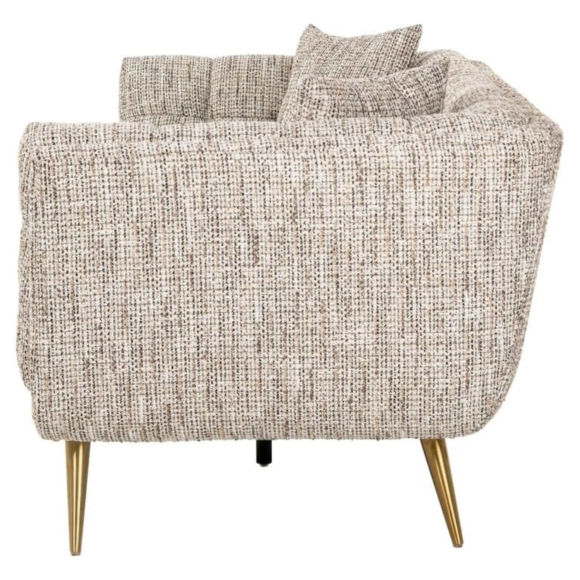 Huxley 3-Seater Sofa - Beige, Fabric