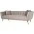 Huxley 3-Seater Sofa - Khaki, Velvet