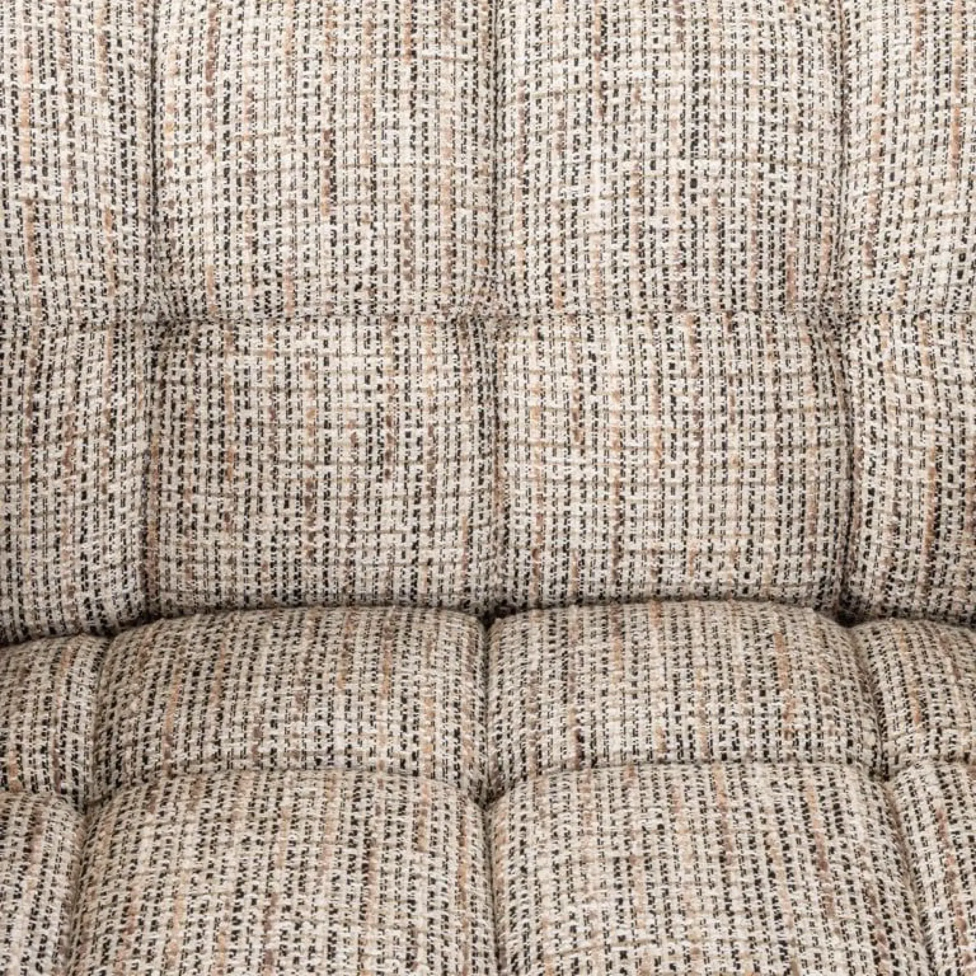 Huxley Accent Chair with Gold Legs - Beige, Fabric