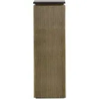 Ironville Column Pedestal with Door - Gold, Brass