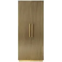 Ironville Hall Cupboard with 2 Doors - Gold, Brass