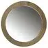 Ironville Round Wall Mirror - Gold, Brass